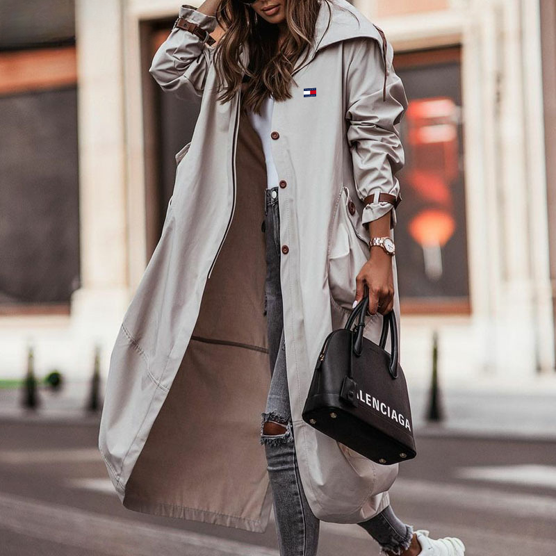 Long Hooded Coat for Women