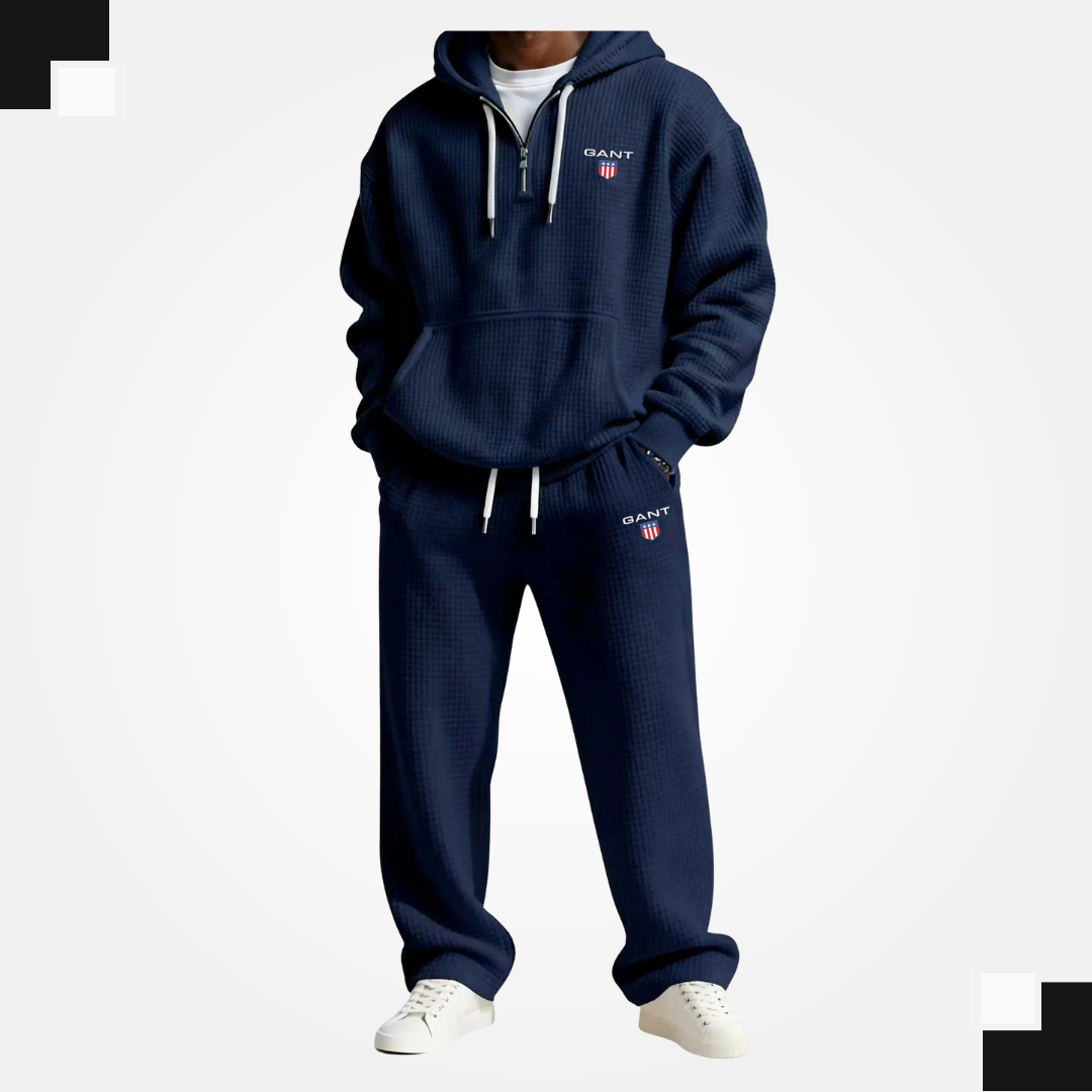 Premium Waffle Knit Tracksuit Set