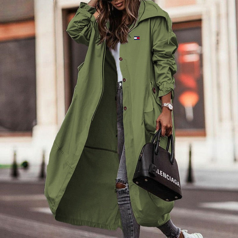 Long Hooded Coat for Women