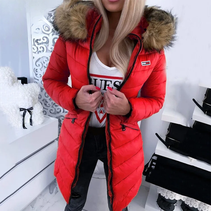 Women's Down Coat with Hood