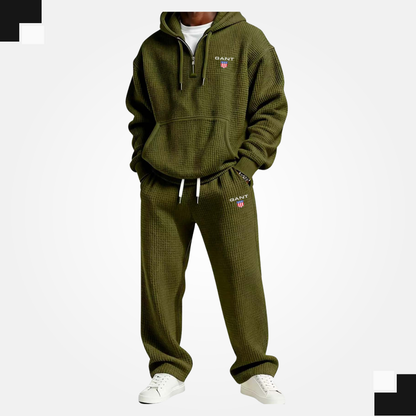 Premium Waffle Knit Tracksuit Set