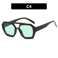 Bright black and green film