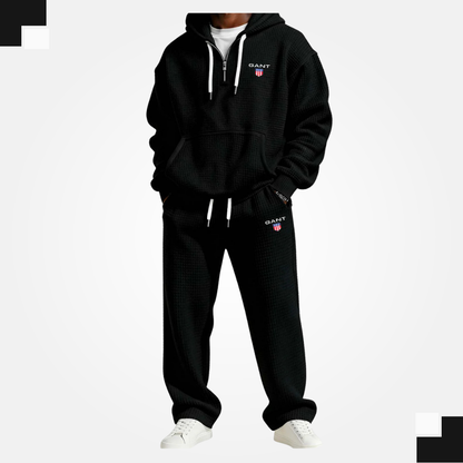 Premium Waffle Knit Tracksuit Set