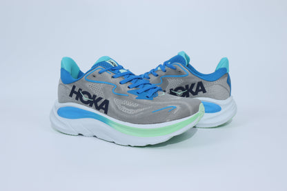 Clifton 10 - HK Unisex Sneakers - Grey Mint