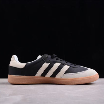 Smba Retro Contrast Sneaker – Black & Cream Gum Sole