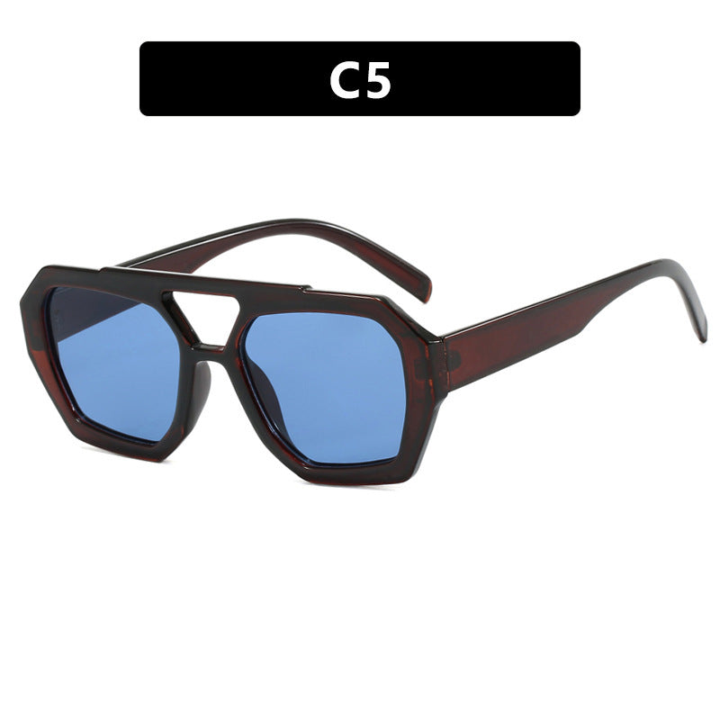 Leopard Print Oversized Sunglasses