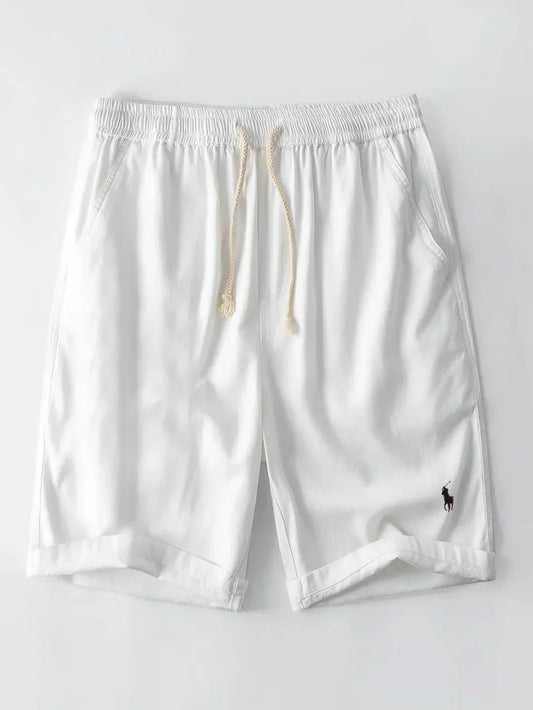 Men’s Striped Cuban Shirt & Shorts Set