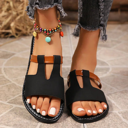 Isla Leather Slide