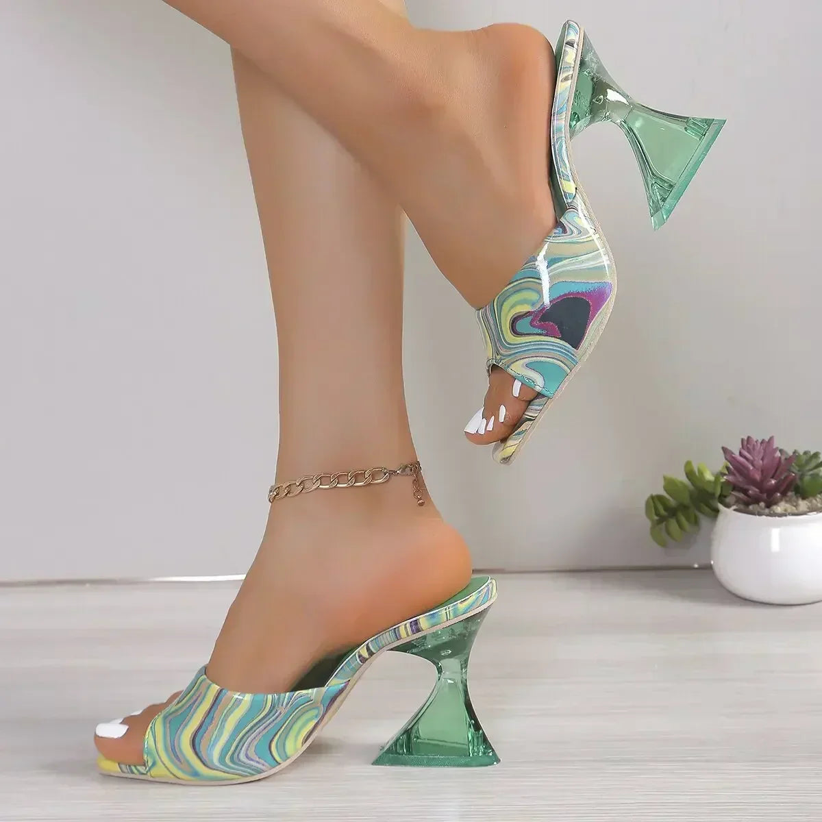Aurora Swirl Heels