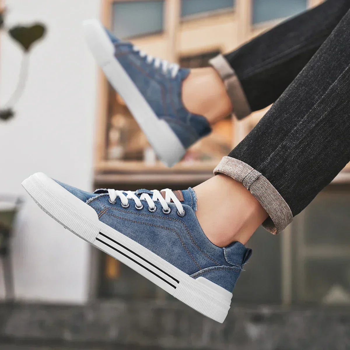 Indigo Denim Runners