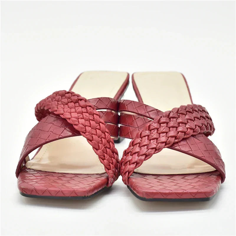 Lunette Woven Mule Heel