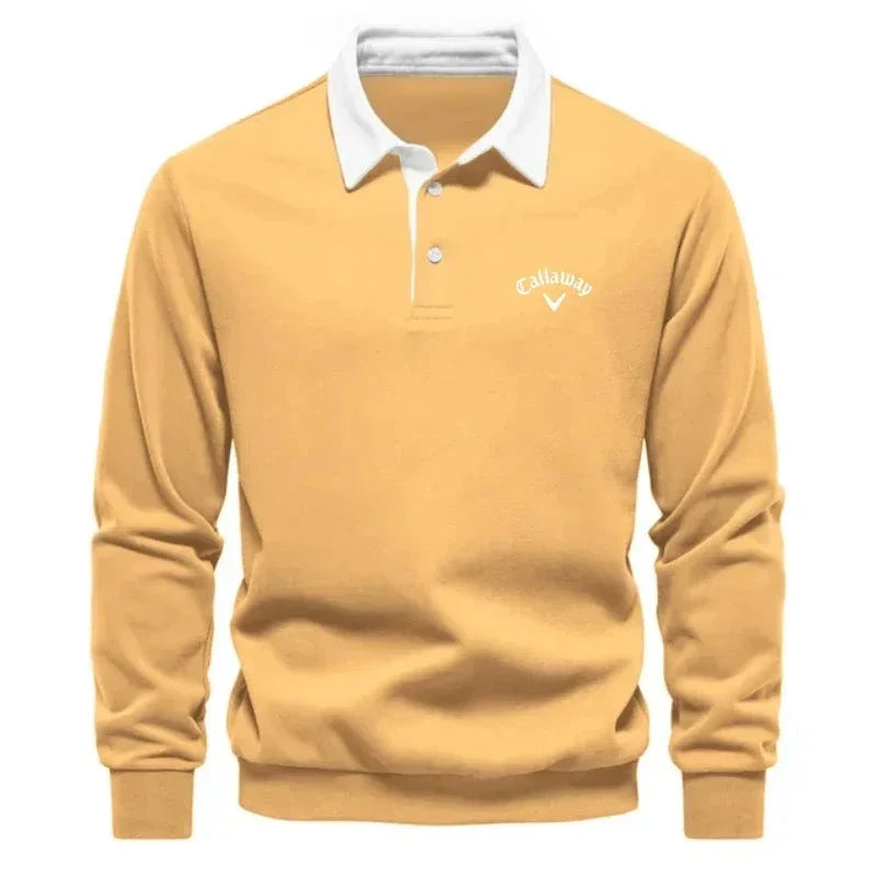 CLWAY® Heritage Long Sleeve Polo