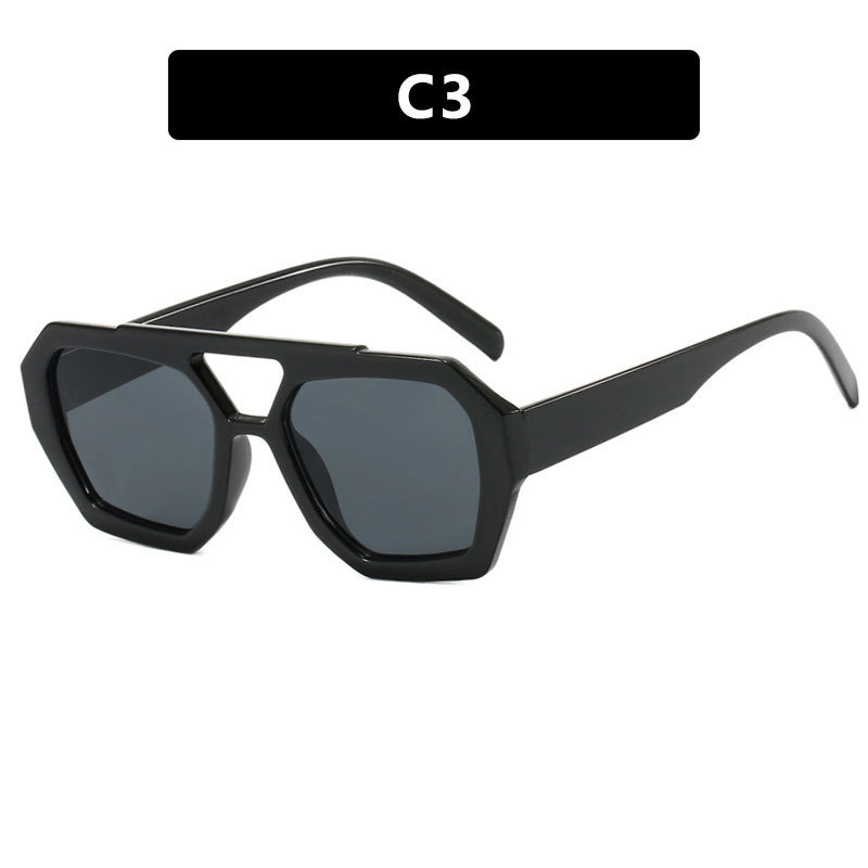 Leopard Print Oversized Sunglasses