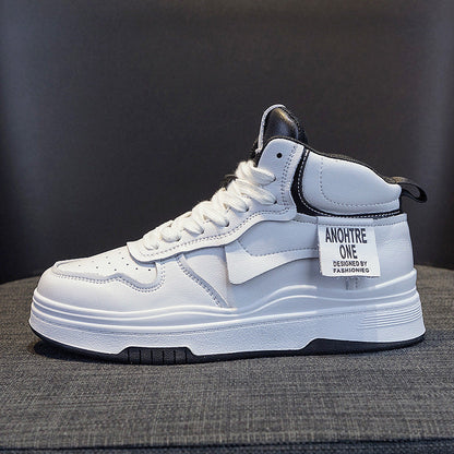 High-Top Sneakers Thick-Soled