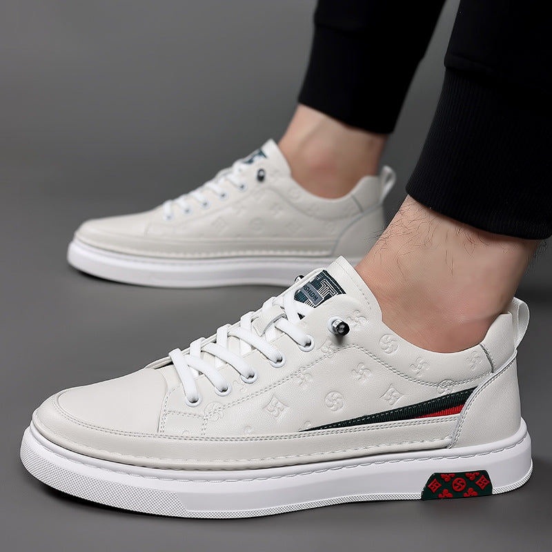 Elite Embossed Men's Luxury Sneakers